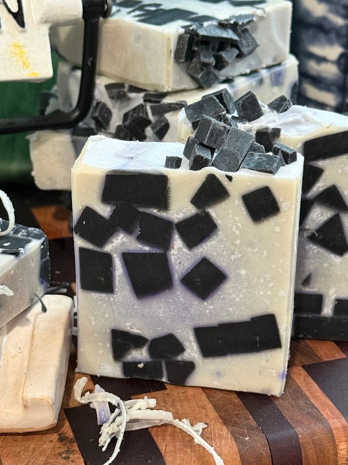 Charcoal and Lavender Soap