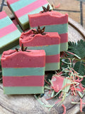 Holiday Wish Soap - Red and Green Stripe